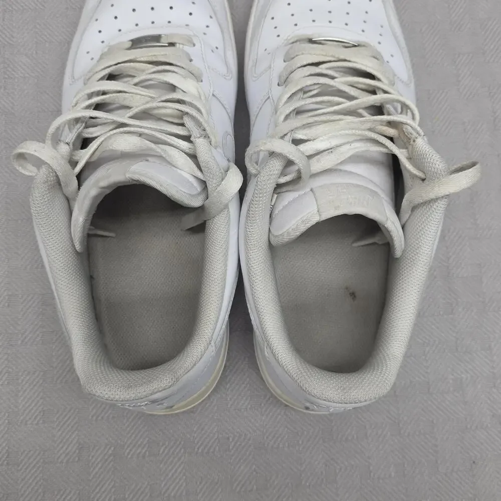 Nike Air Force 1 Triple White Men Size 12 CW2288-111